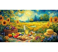 Birthday Pastel with Roses and Candles Puzzle de 1000 Piezas para Adultos - Idea Decoración de Pared Actividad para casa 75x50/1000pcs