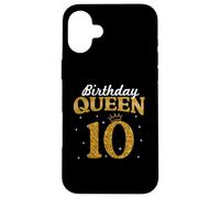 Birthday Queen 10 Year Old 10th Birthday It's My 10th Bday Carcasa para iPhone 16 Plus