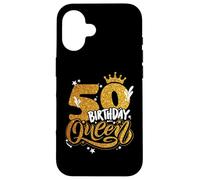 Birthday Queen 50 Year Old 50th Birthday It's My 50th Bday Carcasa para iPhone 16