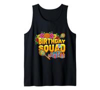 Birthday Squad Día De Los Muertos Día Mexicano de Todos los Santos Camiseta sin Mangas