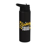 Birthday Squad Party Matching Family Group Funny Birth Team Stainless Steel Insulated Water Bottle