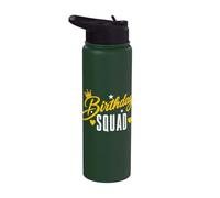 Birthday Squad Party Matching Family Group Funny Birth Team Stainless Steel Insulated Water Bottle