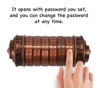 Birthday Valentine Gift Box Cylinder Lockbox Da Vinci Code Alphabet Locks