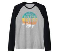 Birthday Vintage Año de Nacimiento 1961 Cumpleaños Bday Camiseta Manga Raglan