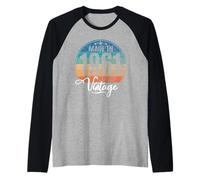 Birthday Vintage Año de Nacimiento 1961 Cumpleaños Bday Camiseta Manga Raglan