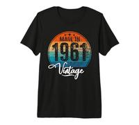 Birthday Vintage Año de Nacimiento 1961 Cumpleaños Bday Camiseta Premium