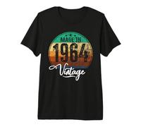 Birthday Vintage Año de Nacimiento 1964 Cumpleaños Bday Camiseta Premium