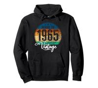 Birthday Vintage Año de Nacimiento 1965 Cumpleaños Bday Sudadera con Capucha