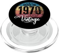Birthday Vintage Año de Nacimiento 1970 Cumpleaños Bday PopSockets PopGrip para MagSafe