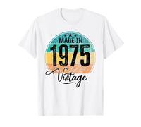 Birthday Vintage Año de Nacimiento 1975 Cumpleaños Bday Camiseta
