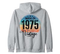 Birthday Vintage Año de Nacimiento 1975 Cumpleaños Bday Sudadera con Capucha