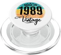 Birthday Vintage Año de Nacimiento 1989 cumpleaños Bday PopSockets PopGrip para MagSafe