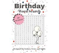 Birthday Word Search Book: 50+ Puzzles Celebrating Parties, Gifts, and Special Memories