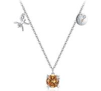 Birthstone For Women, Sterling Silver Zodiac Pendant Signs Cubic Zirconia Horoscope Necklaces Astrology WomeGirls jewelry