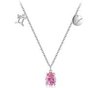Birthstone For Women, Sterling Silver Zodiac Pendant Signs Cubic Zirconia Horoscope Necklaces Astrology WomeGirls jewelry