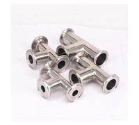 BIRXPMOS 1PC Tube O/D 108mm Ferrule O/D 119mm Tri Clamp Equal tee 304 Stainless Pipe Fitting Brew Beer