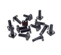 BIRXPMOS 20PCS 12X12x20mm 4PIN Dip TACT Push Button Switch Key Power Tactile switches 12x12x20 12 * 12 * 20MM Light Touch