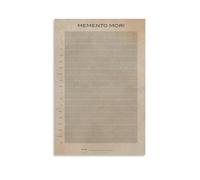 BIRXPMOS Your Life in Weeks Poster - Thought-Provoking Motivational Calendar, Reflective Wall-Art for Goal Setters, Canvas or Framed Print(Unframed,12x18inch(30x45cm))