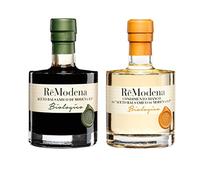 Bis Vinagre Balsámico Biológico Re Modena: Aderezo Blanco y Clasico de Modena IGP 250 ml x 2