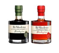 Bis Vinagre Balsámico Biológico Re Modena: Aderezo de Manzana y Clasico de Modena IGP 250 ml x 2