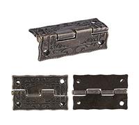 Bisagra, 10Pcs 0 ° -270 ° Gabinete de Bronce Antiguo Joyero Bisagras Muebles de Puerta Caja de Madera para gabinetes de Cocina Servicio Pesado