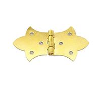 Bisagra, 10pcs 31mm X57mm Miniatura Bronce Antiguo Oro Laciness Puerta Gabinete Cajón Joyero Joyero Bisagra(Motor With Bracket)