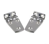 Bisagra, 2pcs 316 Acero Inoxidable Empotrada Escotilla Ángulo Recto Marina Yate Hardware (38X66MM)