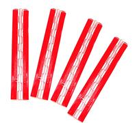 Bisagra acrílica 300mm bisagra de piano continua plástico transparente 1.2 pulgadas (autoadhesiva) para caja bricolaje, acuario, bandeja carrito golf soporte exhibición etc. Bisagra adhesiva 4 piezas