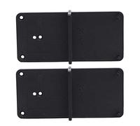 Bisagra Agujero Localizador Guía de Perforación Abridor Plantilla Herramienta de Carpintería Negro Ligero de Ahorro de Trabajo 2pcs 85x40mm