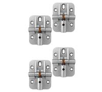 Bisagra ajustable de 180 grados, bisagra plegable de bloqueo, bisagra de puerta ajustable, bisagra de mesa de hoja, 4 piezas duraderas, fáciles de instalar, fáciles de usar