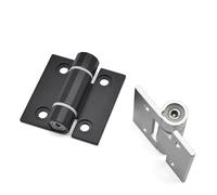 Bisagra ajustable for mesa plegable, de aluminio plateado, XK509, HHPTF6-8-8-6, for puerta de torsión, 1 unidad(XK509-S32B)