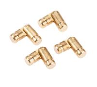 Bisagra Barril 40 Uds. Bisagras for joyero ocultas invisibles bisagra de barril cobre puro vino caja madera suministros Herrajes for muebles 4 * 15mm