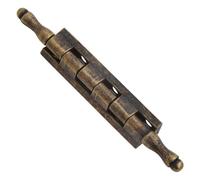 Bisagra - bisagra desmontable de 87 mm con pasador y remate en acabado oro viejo, ideal para puertas y armarios, durable y estética.