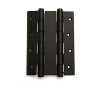 Bisagra con muelle de doble acción de 180 mm. Para puertas vaivén. Color NEGRO. Estuche de 2 unidades.