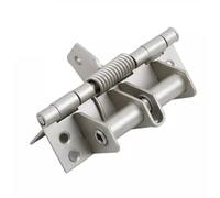 Bisagra con resorte desmontable de puertas, Bisagra de puerta con resorte y cierre automático, multicolor(Silver)