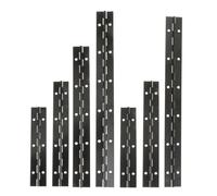 Bisagra continua tipo piano, Bisagra de piano de acero inoxidable, varios tamaños resistentes continuos for puerta, gabinete, barco(150x30x0.8mm)