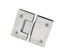 Bisagra de 180 grados abierta 304 bisagras de puerta de vidrio de montaje en pared de acero inoxidable