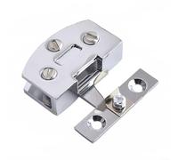 Bisagra de abrazadera de aleación de zinc para puertas de ducha, herrajes antiviolencia para 6 armarios de vidrio de 8 mm y estanterías (brillante)