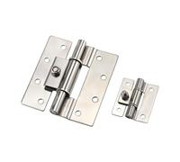 Bisagra de acero inoxidable 304 ajustable para amortiguar el par de torsión para muebles, 1 pieza (pequeña (0 N.m-2.0 N.m))