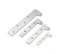 Bisagra de acero inoxidable con estructura de siete palabras para un movimiento giratorio estable de 360 grados en sistemas de puertas interiores (65 x 14 1,5 mm)