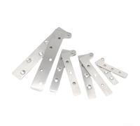 Bisagra de acero inoxidable con estructura de siete palabras para un movimiento giratorio estable de 360 grados en sistemas de puertas interiores (150 x 30 3 mm (sin borde))