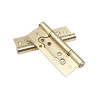 Bisagra De Acero Inoxidable Espesado De 5 Pulgadas, Espesor: 2,5 Mm, Bisagra Silenciosa De Resorte, Utilizada For Abrir Y Cerrar La Hoja De La Puerta Del Cojinete(Golden)