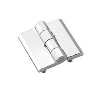 Bisagra de aleación de zinc de 40 x 40 mm con tornillo for puerta abatible cuadrada (1 unidad)(CL226-3Achrome Flash)
