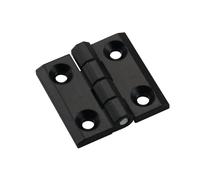 Bisagra de aleación de zinc de 40 x 40 mm con tornillo for puerta abatible cuadrada (1 unidad)(CL226-3black)