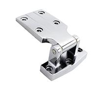 Bisagra de aleación de zinc de alta resistencia, bisagra industrial convexa for puertas de cocina, refrigeradores, hornos y cámaras frigoríficas (1 unidad)