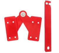 Bisagra de Aluminio para Escalera Plegable, Pieza Reforzada Roja | Aleación de Aluminio E Hierro, Ángulo Flexible y Desmontaje Fácil, Uso en Ingeniería y Andamio