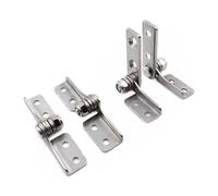 Bisagra de amortiguación acero inoxidable 304, 2 uds., cualquier bisagra tope, pivote ajustable torsión for conexión equipos(2725-2.5-L)