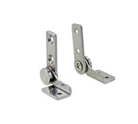 Bisagra de amortiguación de par en forma de L con pivote de tope libre, accesorios de hardware de acero inoxidable 304, 1 pieza(A-Small-(0.7N.m)-R)