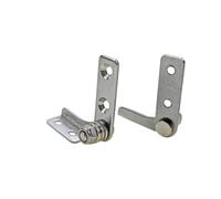 Bisagra de amortiguación de tope flexible, tira de acero inoxidable, eje de torsión ajustable, posicionamiento automático, 1 unidad(Left,0.8N.m)