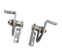 Bisagra de amortiguación oculta radio amplio, viga en I, par ajustable, posicionamiento mariposa, bisagra interna tope libre(Right,1.5N.m)